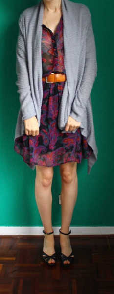 Kleid Paisley Muster 