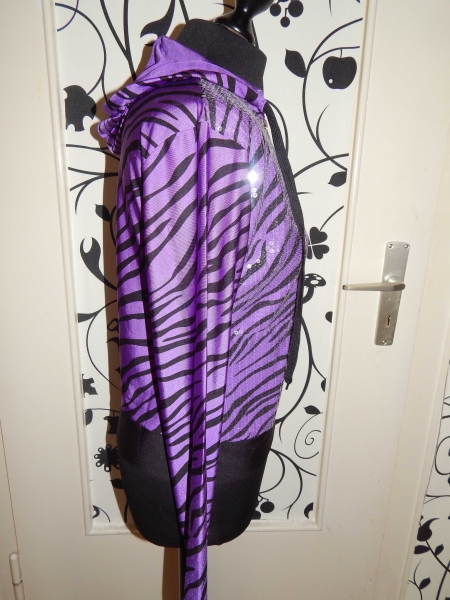 Lila Zebra Jacke * Batcave, Deathrock, Mera Luna, Wgt*