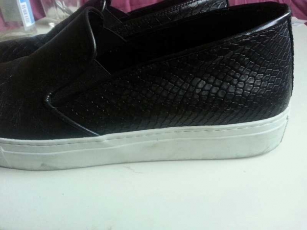 Selected Femme Echtleder Slipper Gr. 40 Kroko Schlangen Optik