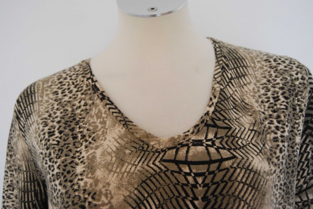 Khaki schickes Oberteil Trendi