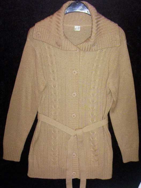 Cardigan mit Zopfmuster Gr.44/46