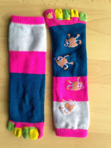 verschenke  Stulpen, Zehensocken