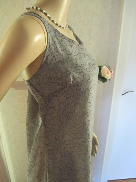 NEU Abend Ball Seiden Chiffon Blüten Etui Spaghetti- Träger Elfen Kleid 