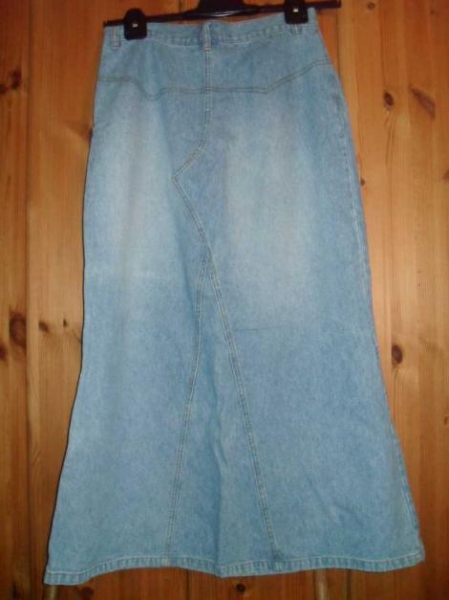 langer Jeansrock