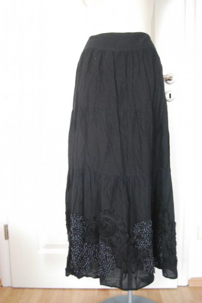 Schwarzer Maxirock  Rock Trendi