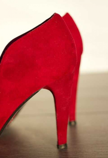 Bordeauxrote Pumps von Uta Raasch 