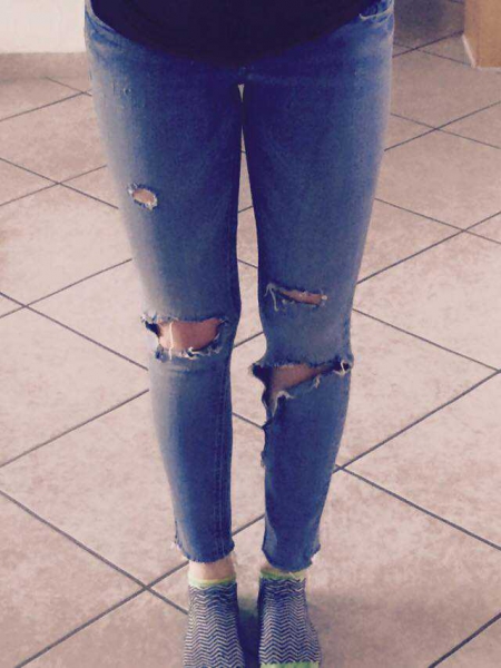 MORE&MORE //  Destroyed Jeans