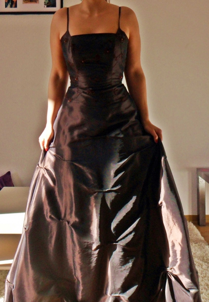 Braunes Ballkleid Abendkleid