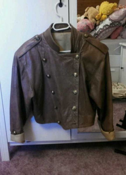 Vintage Echtlederjacke
