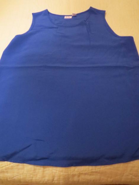 2-Teiler (Bluse und Top), sehr schick, royalblau