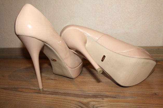 Lack High Heels Nude gr.40