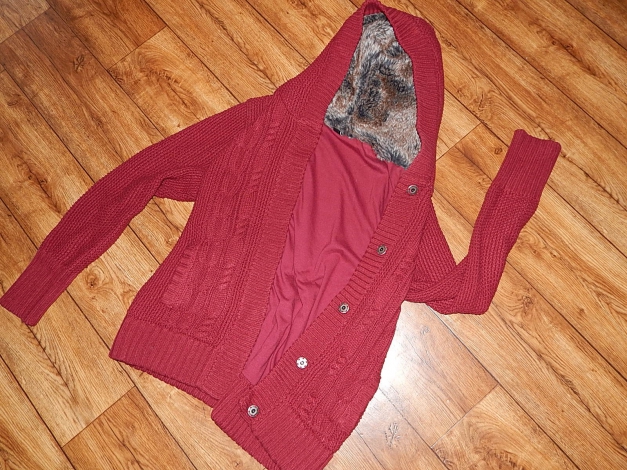 Süße Kuscheljacke strick Gr. L Pimkie