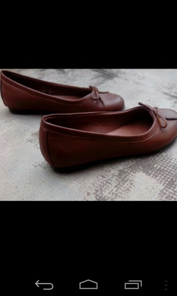 Schicke braune Ballerinas