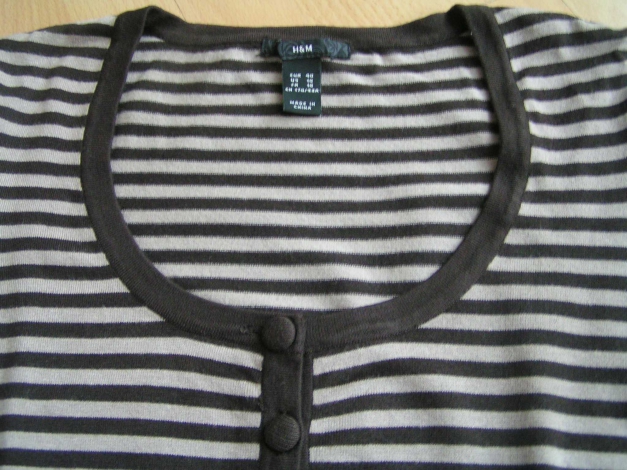 Traumhafter H&M Strickpullover Schoko Braun Beige Gr.40 Neu 