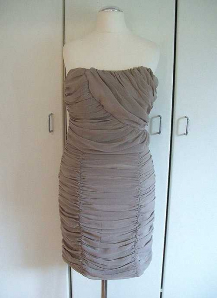  Nude Bandeau Kleid 34 36 38 Party Mini burlesque pin up lolita 