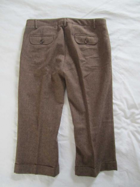 20er Tweedhose - Dreiviertelhose - Gold Braun - Zara