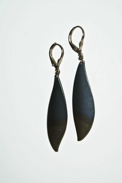 Ohrringe aus 925er Silber / Feder