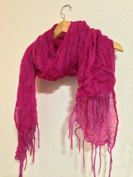 XL Schal in Pink