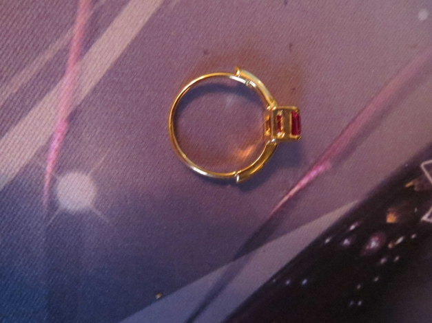 4 Teile: Kette, Anhänger, Ring und Ohrstecker