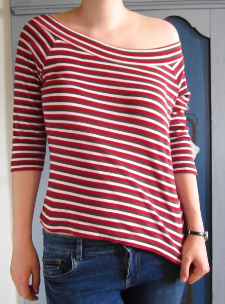 Gestreiftes Oberteil Grunge 