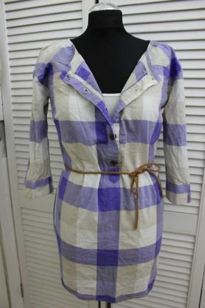 Vero Moda kariert Minikleid Blusenkleid Tunika Holzfäller Longshirt S 34 36 38