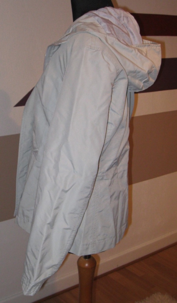 Wind - und Regenjacke Gr. S 38 / 40 hellgrau von H&M Kapuzenjacke