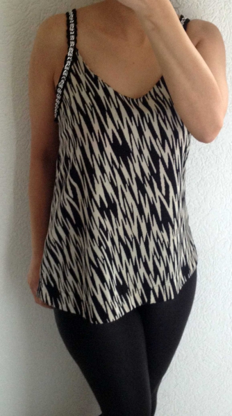 Bluse aus Paris in Zebramuster