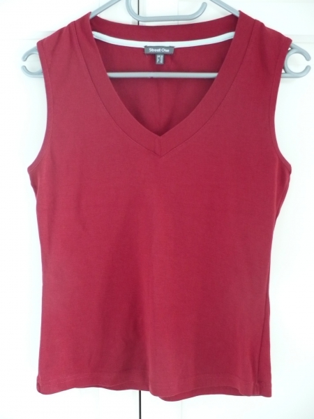 Street One Top weinrot/bordeaux Größe 38