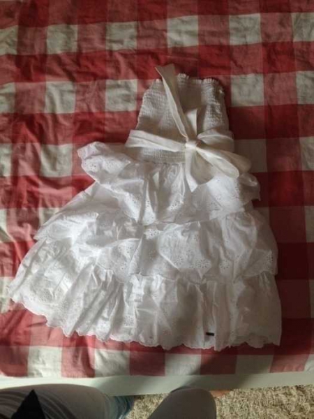 Hollister Kleid weiß