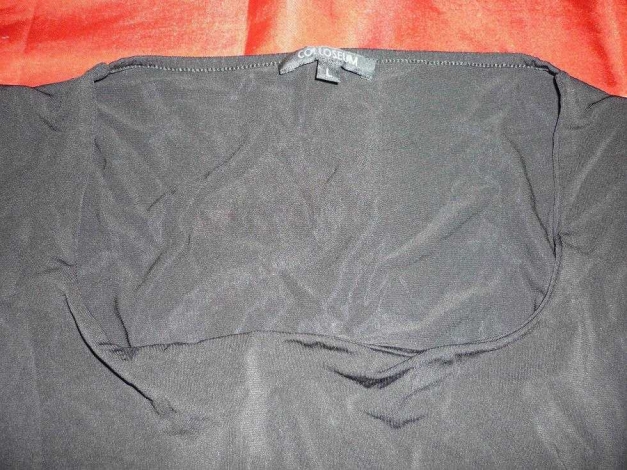 Wasserfall Tank Top * M L 38 40 * schwarz * france