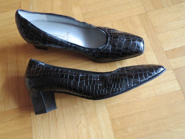 Lackschuhe/Pumps/Schick,4,5 cm Absatz,schwarz
