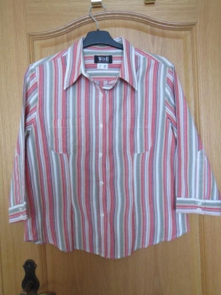 Bluse,3/4 Arm,gestreift