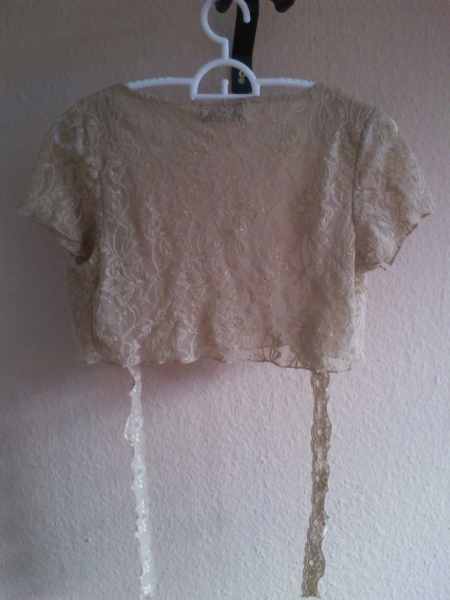 Bolero mit Spitze