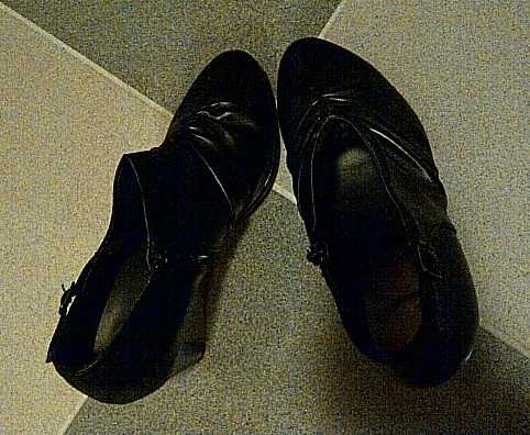 Lederstiefelette schwarz Gr. 39