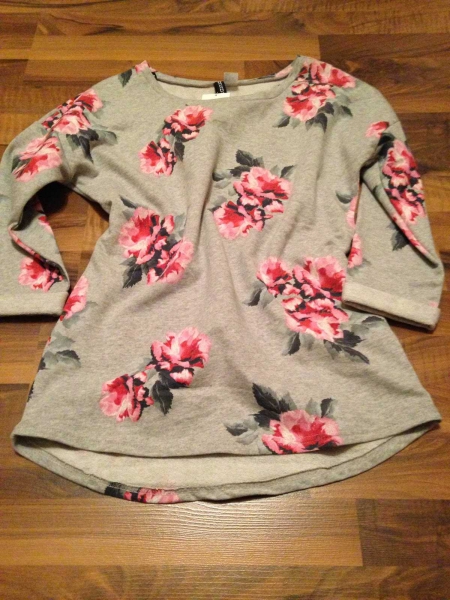 H&M Blumen Pullover
