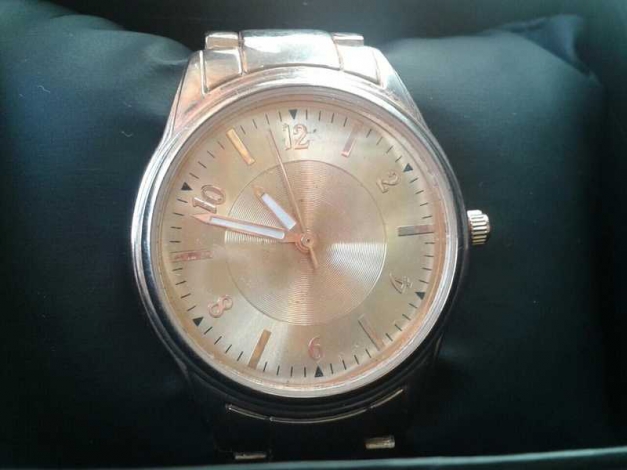 rosegoldene Boyfriend Uhr von Asos
