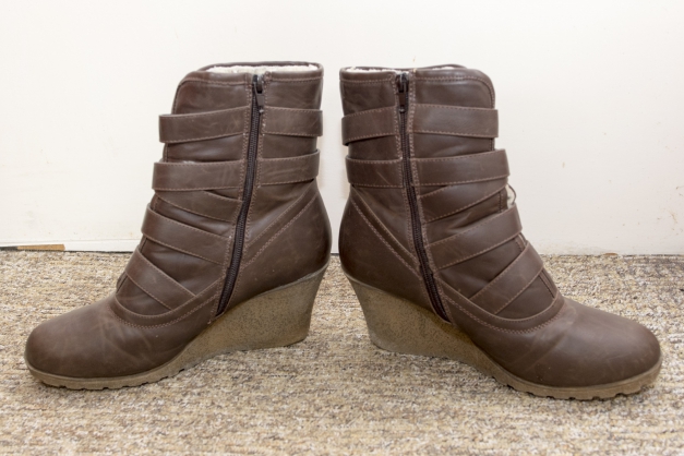 Buffalo Girl Wedges braun gefüttert