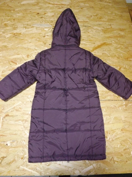 Gr. 98 Wintermantel aubergine