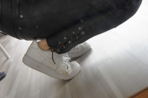 Lederhose Motorrad / Biker Hose