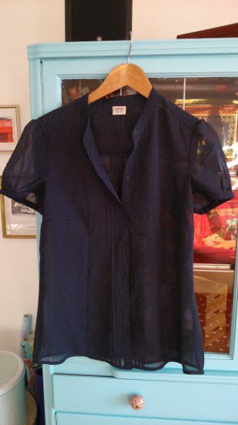 esprit bluse transparent 