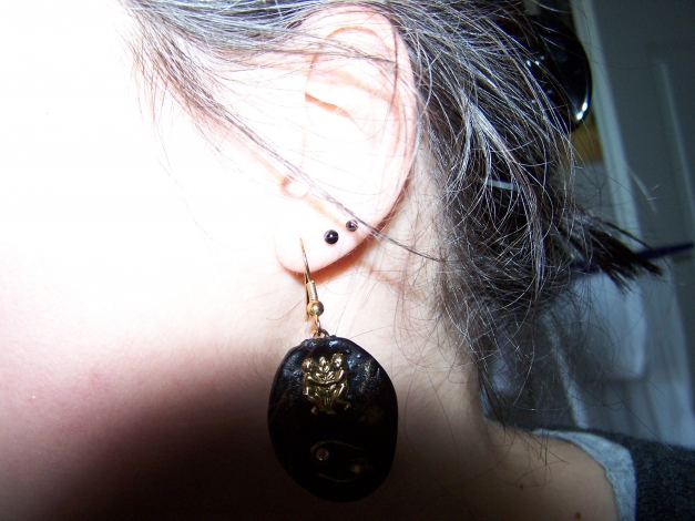 Ohrhänger,Fimo,Sternzeichen