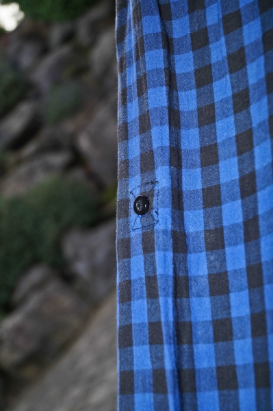 Country / Western / Langarm Bluse / Karo