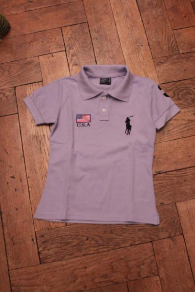 fliederfarbenes Poloshirt von Ralph Lauren