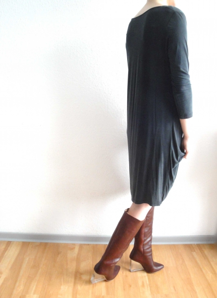 Neue ! Designer Lederstiefel Gr.38 by Maison Martin Margiela for h&m Boots / Stiefel mit Plexi WoW !!! Absatz . 