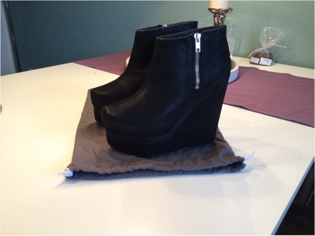 Stiefeletten Kroko Plateau ankleboots Bootes Musthave Trend