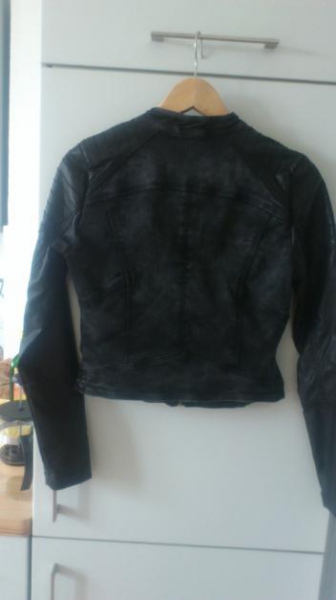 Bikerjacke, Jeans, Leder von Vila