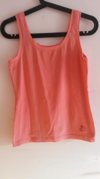korallefarbenes Tanktop