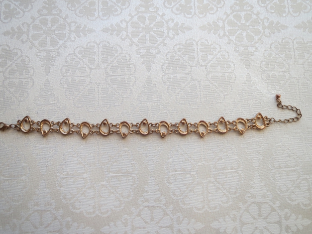 Armkette, Vintage, Kristallsteine 