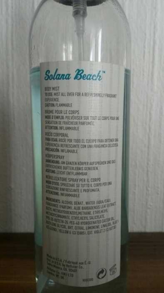 Body Spray/Mist Hollister