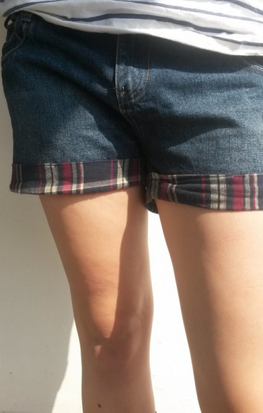 kurze Jeansshorts 